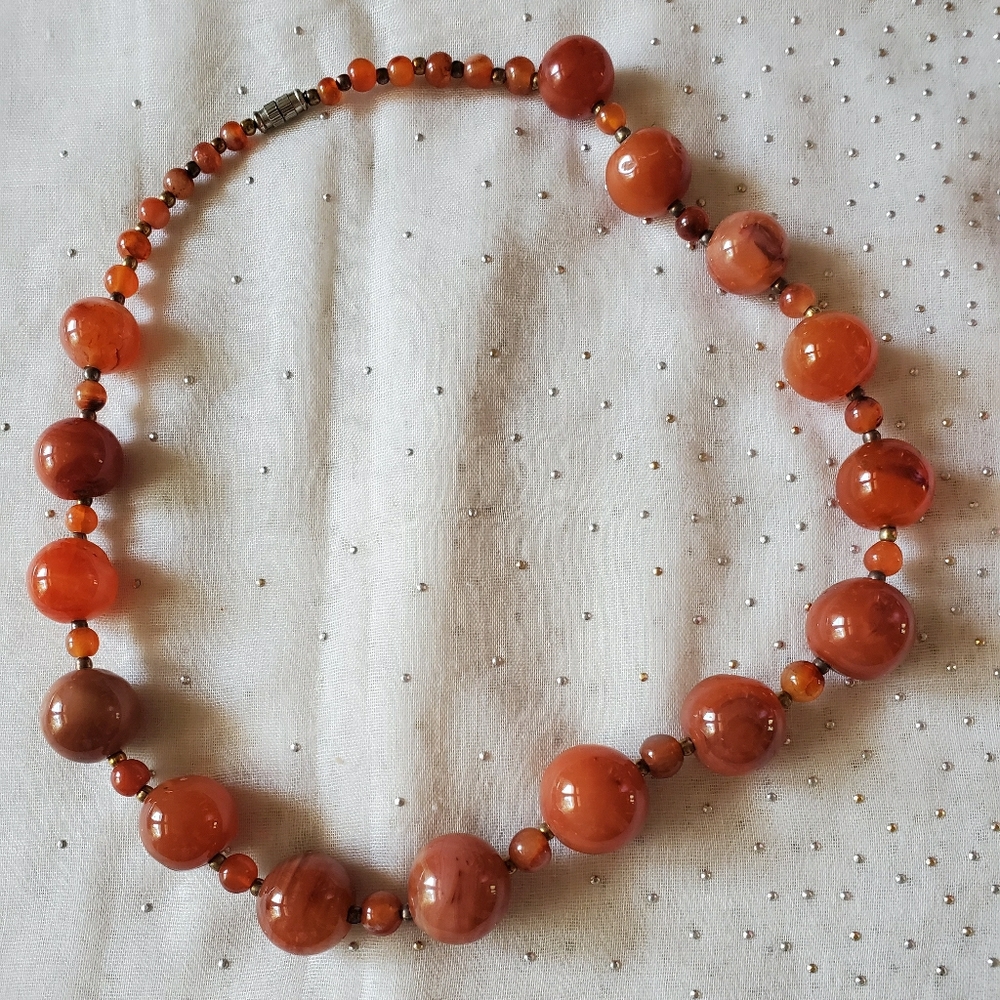 Carnelian Necklace 18"